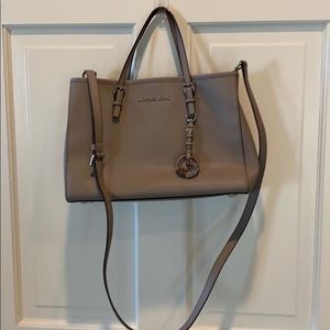 Michael Kors gray handbag/purse